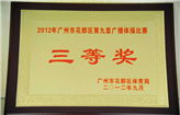 2012年广州市花都区第九套广播体操比赛三等奖